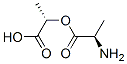 D-Alanine, 1-carboxyethyl ester, (S)- (9CI) 구조식 이미지