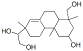 1,2,3,4,4a,4b,5,6,7,9,10,10a-Dodecahydro-7-(1,2-dihydroxyethyl)-1-hydroxymethyl-1,4a,7-trimethylphenanthren-3-ol Structure