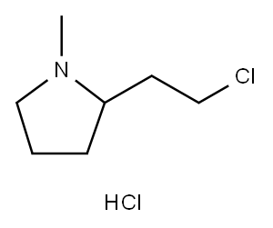 2-(2-Chloroethyl)-N-methyl-pyrrolidine hydrochloride Structure