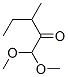 2-펜타논,1,1-디메톡시-3-메틸- 구조식 이미지