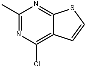 4-CHLORO-2-METHYL-THIENO[2,3-D]PYRIMIDINE Structure