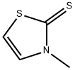 2(3H)-티아졸티온,3-메틸- 구조식 이미지