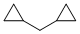 DICYCLOPROPYLMETHANE Structure