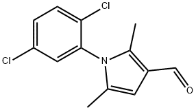 1-(2,5-DICHLORO-PHENYL)-2,5-DIMETHYL-1H-PYRROLE-3-CARBALDEHYDE Structure