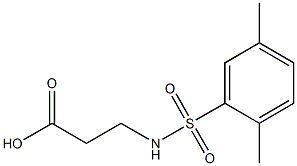 N-(2,5-DiMethylphenylsulfonyl)-^b-alanine, 96% Structure