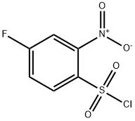벤젠설포닐클로라이드,4-플루오로-2-니트로-(9CI) 구조식 이미지