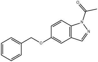 1-ACETYL-6-BENZYLOXY (1H)INDAZOLE Structure