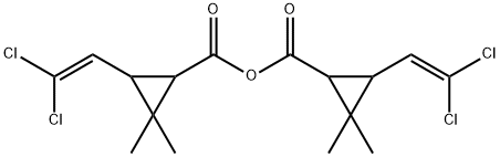 3-(2,2-dichlorovinyl)-2,2-dimethylcyclopropanecarboxylic anhydride Structure