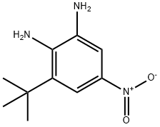 1,2-Benzenediamine,  3-(1,1-dimethylethyl)-5-nitro- Structure