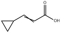 3-cyclopropylprop-2-enoic acid 구조식 이미지