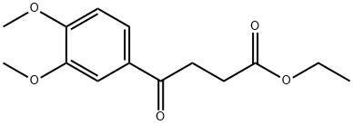 에틸4-(3,4-DIMETHOXYPHENYL)-4-OXOBUTYRATE 구조식 이미지