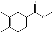 3,4-Dimethyl-3-cyclohexene-1-carboxylic acid methyl ester Structure