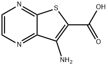 7-AMINOTHIENO[2,3-B]PYRAZINE-6-CARBOXYLIC ACID Structure
