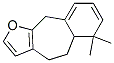 (-)-5,5a,6,10-Tetrahydro-6,6-dimethyl-4H-benzo[5,6]cyclohepta[1,2-b]furan Structure