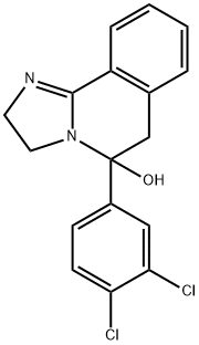 5-(3,4-Dichlorophenyl)-2,3,5,6-tetrahydroimidazo[2,1-a]isoquinolin-5-ol Structure