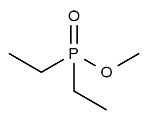 Diethylphosphinic acid methyl ester 구조식 이미지