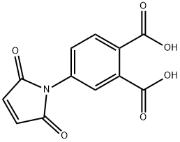 4-(2,5-DIOXO-2,5-DIHYDRO-PYRROL-1-YL)-프탈산 구조식 이미지