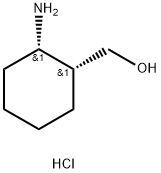 CIS-2-HYDROXYMETHYL-1-CYCLOHEXYLAMINE HYDROCHLORIDE Structure