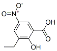 3-Ethyl-2-hydroxy-5-nitrobenzoic acid Structure