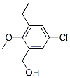 5-Chloro-3-ethyl-2-methoxybenzyl alcohol Structure