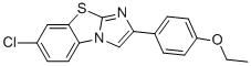 7-CHLORO-2-(4-ETHOXYPHENYL)IMIDAZO[2,1-B]BENZOTHIAZOLE Structure