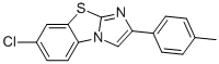 7-CHLORO-2-(4-METHYLPHENYL)IMIDAZO[2,1-B]BENZOTHIAZOLE Structure