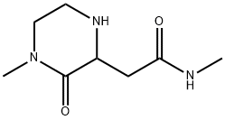 2-Piperazineacetamide,N,4-dimethyl-3-oxo-(9CI) Structure
