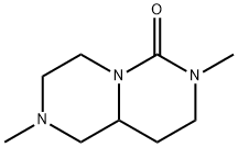 6H-Pyrazino[1,2-c]pyrimidin-6-one,octahydro-2,7-dimethyl-(9CI) Structure