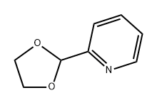 Pyridine-2-carbaldehyde ethylene acetal 구조식 이미지