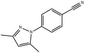 4-(3,5-Dimethyl-1H-pyrazol-1-yl)benzonitrile 구조식 이미지
