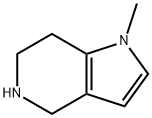 1-METHYL-4,5,6,7-TETRAHYDRO-1H-PYRROLO[3,2-C]피리딘 구조식 이미지