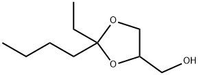 2-부틸-2-에틸-1,3-디옥솔란-4-메탄올 구조식 이미지