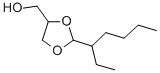 2-(1-ethylpentyl)-1,3-dioxolane-4-methanol  구조식 이미지