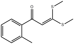 3,3-BIS-METHYLSULFANYL-1-O-TOLYL-PROPENONE Structure