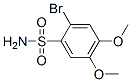 2-BROMO-4,5-DIMETHOXYBENZENESULFONAMIDE Structure