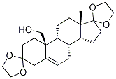 3,3,17,17-Bis(ethylenedioxy)-19-hydroxyandrost-5-ene-19-d2 구조식 이미지