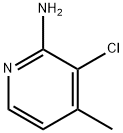 2-AMINO-3-CHLORO-4-PICOLINE Structure