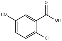 2-Хлор-5-гидроксибензойной кислоты структурированное изображение
