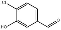 Benzaldehyde,  4-chloro-3-hydroxy- Structure