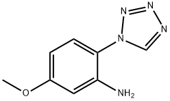 5-methoxy-2-(1H-tetrazol-1-yl)aniline Structure