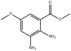벤조산,2,3-디아미노-5-메톡시-,메틸에스테르(9CI) 구조식 이미지