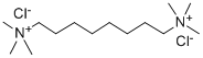 HEXAMETHYLOCTAMETHYLENEBISAMMONIUMCHLORIDE Structure