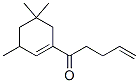 1-(3,5,5-trimethyl-1-cyclohexen-1-yl)pent-4-en-1-one Structure