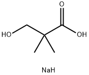 sodium 3-hydroxypivalate Structure