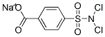 sodium 4-[(dichloroamino)sulphonyl]benzoate Structure