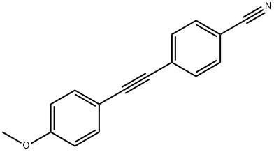 4-(4-METHOXY-PHENYLETHYNYL)-BENZONITRILE Structure