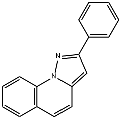 2-Phenylpyrazolo(1,5-a)quinoline Structure