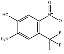 2-아미노-5-니트로-4-(트리플루오로메틸)페놀(FLU-3) 구조식 이미지