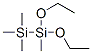 1,1-Diethoxy-1,2,2,2-tetramethyldisilane Structure