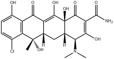 Chlortetracycline Structure